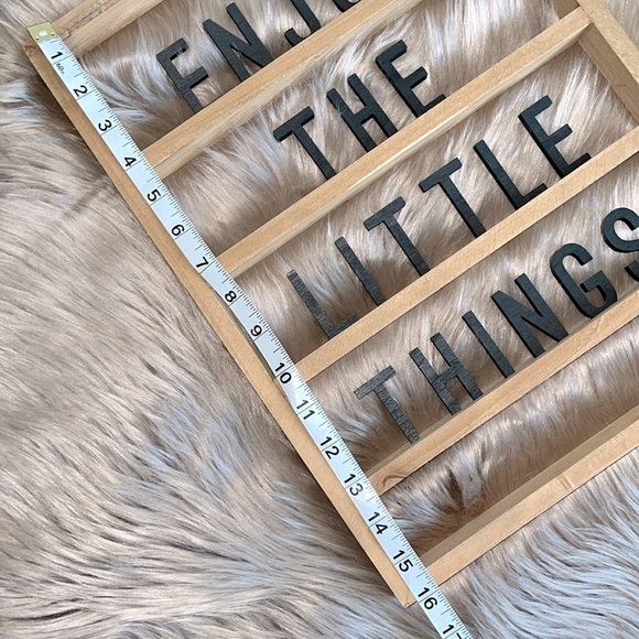 Enjoy The Little Things Wall Decor - Picture 3 of 5